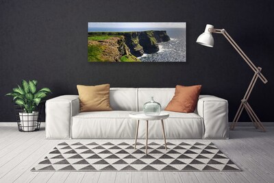 Canvas Kunstdruck Felsen Meer Landschaft