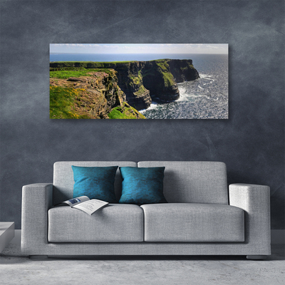 Canvas Kunstdruck Felsen Meer Landschaft