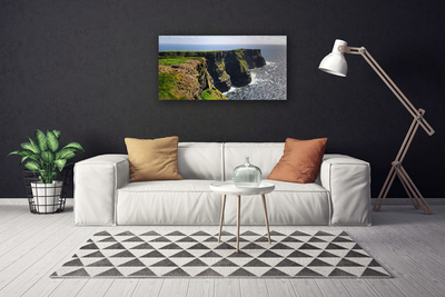 Canvas Kunstdruck Felsen Meer Landschaft