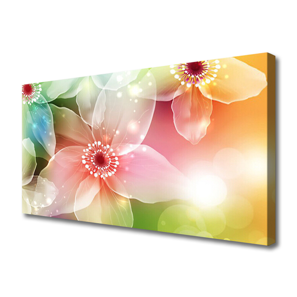 Canvas Kunstdruck Blumen Kunst