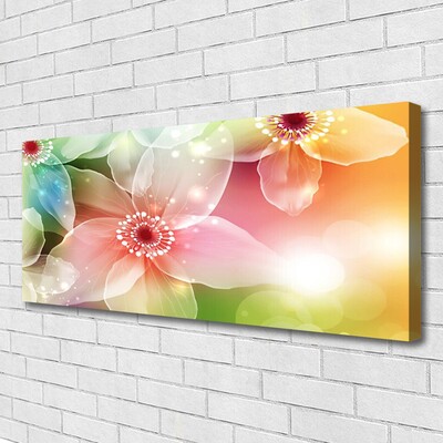 Canvas Kunstdruck Blumen Kunst