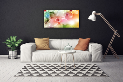 Canvas Kunstdruck Blumen Kunst