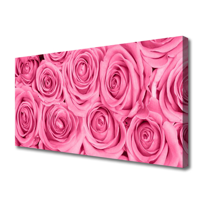 Canvas Kunstdruck Rosen Pflanzen