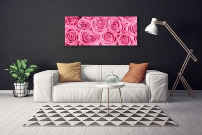 Canvas Kunstdruck Rosen Pflanzen