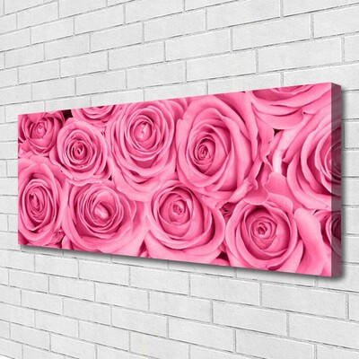 Canvas Kunstdruck Rosen Pflanzen