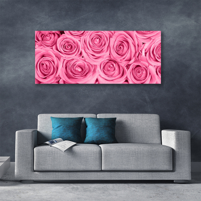 Canvas Kunstdruck Rosen Pflanzen