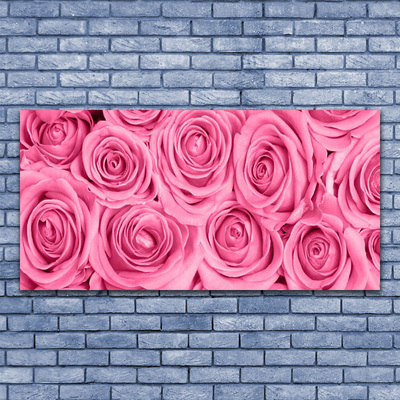 Canvas Kunstdruck Rosen Pflanzen