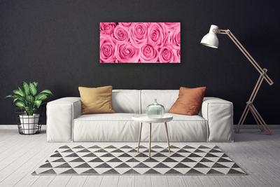 Canvas Kunstdruck Rosen Pflanzen