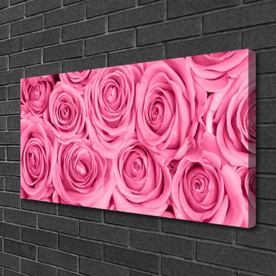 Canvas Kunstdruck Rosen Pflanzen