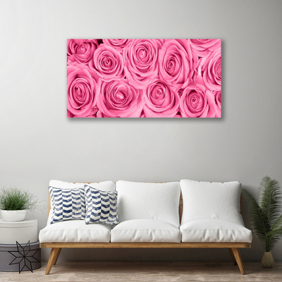 Canvas Kunstdruck Rosen Pflanzen