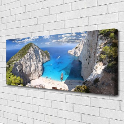 Canvas Kunstdruck Meerbusen Landschaft