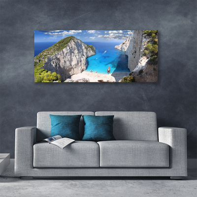 Canvas Kunstdruck Meerbusen Landschaft