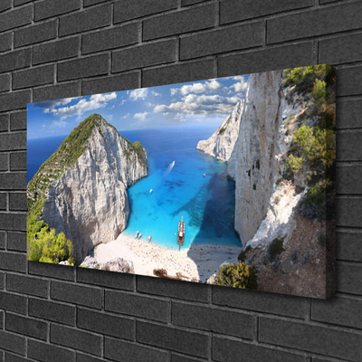 Canvas Kunstdruck Meerbusen Landschaft