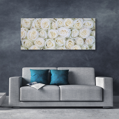 Canvas Kunstdruck Rosen Pflanzen