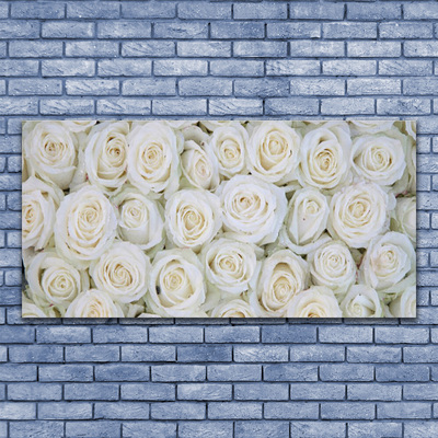 Canvas Kunstdruck Rosen Pflanzen