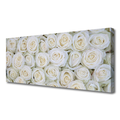 Canvas Kunstdruck Rosen Pflanzen