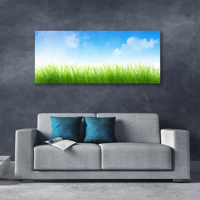 Canvas Kunstdruck Gras Natur