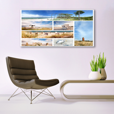 Canvas Kunstdruck Meer Landschaft