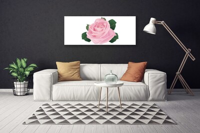 Canvas Kunstdruck Rose Pflanzen