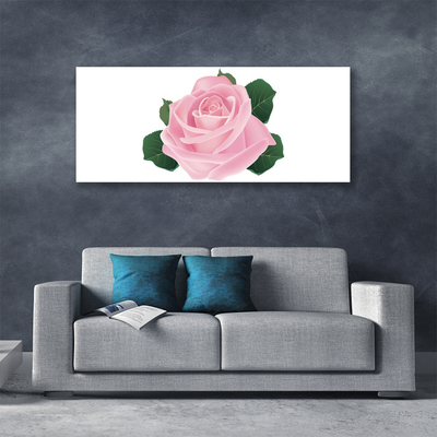 Canvas Kunstdruck Rose Pflanzen