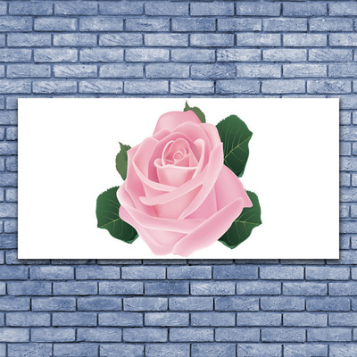 Canvas Kunstdruck Rose Pflanzen