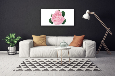 Canvas Kunstdruck Rose Pflanzen