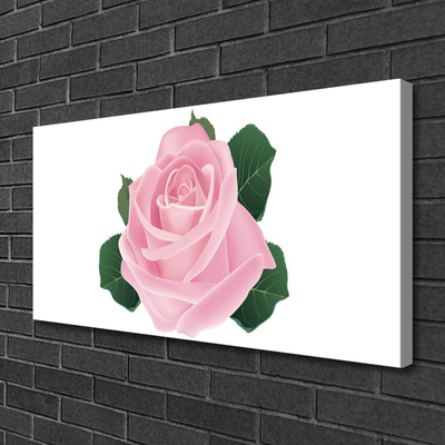 Canvas Kunstdruck Rose Pflanzen