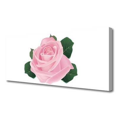 Canvas Kunstdruck Rose Pflanzen