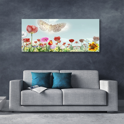 Canvas Kunstdruck Blumen Natur