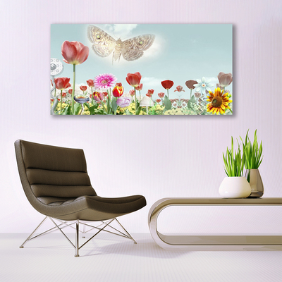 Canvas Kunstdruck Blumen Natur