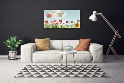 Canvas Kunstdruck Blumen Natur