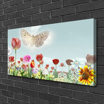 Canvas Kunstdruck Blumen Natur