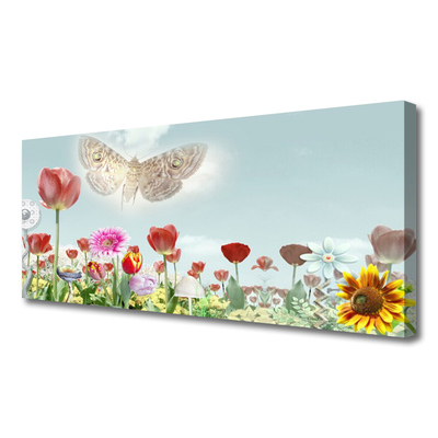 Canvas Kunstdruck Blumen Natur