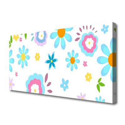 Canvas Kunstdruck Blumen Kunst