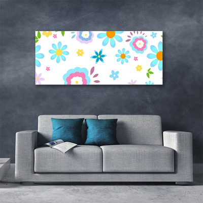 Canvas Kunstdruck Blumen Kunst