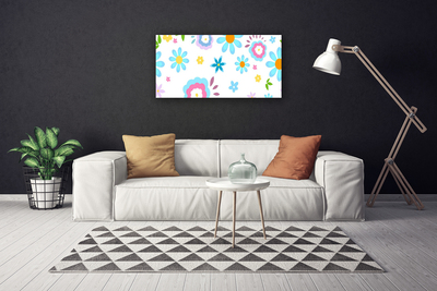 Canvas Kunstdruck Blumen Kunst