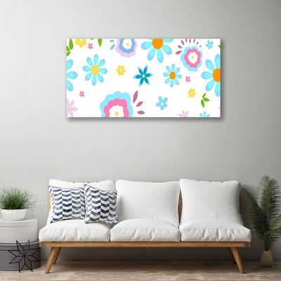 Canvas Kunstdruck Blumen Kunst