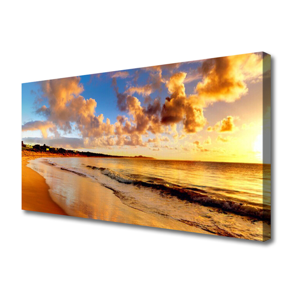 Canvas Kunstdruck Meer Strand Landschaft