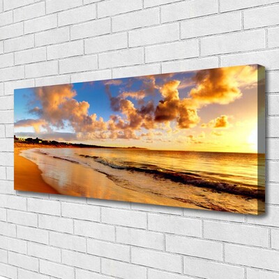 Canvas Kunstdruck Meer Strand Landschaft