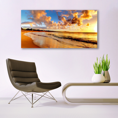 Canvas Kunstdruck Meer Strand Landschaft