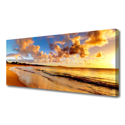 Canvas Kunstdruck Meer Strand Landschaft