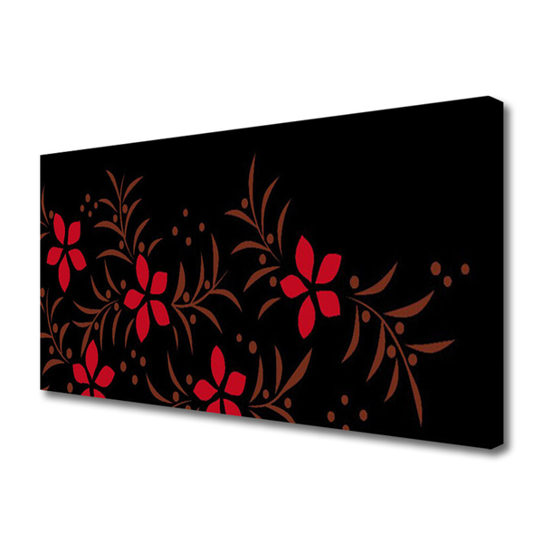 Canvas Kunstdruck Blumen Kunst