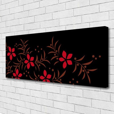 Canvas Kunstdruck Blumen Kunst