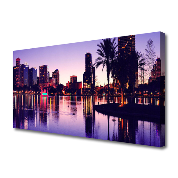 Canvas Kunstdruck Stadt Gebäude