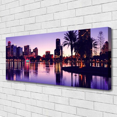 Canvas Kunstdruck Stadt Gebäude