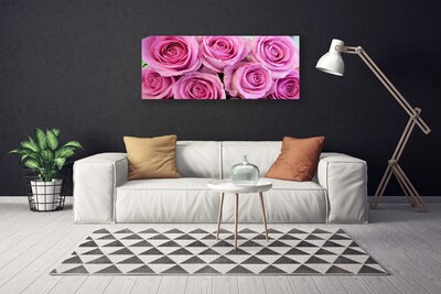 Canvas Kunstdruck Rosen Pflanzen