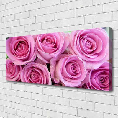 Canvas Kunstdruck Rosen Pflanzen