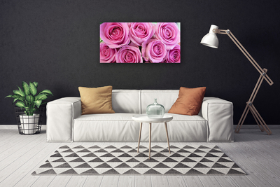 Canvas Kunstdruck Rosen Pflanzen