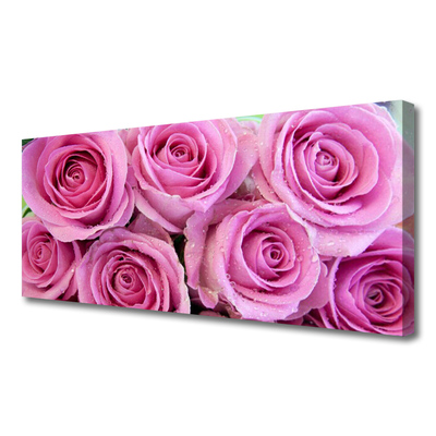 Canvas Kunstdruck Rosen Pflanzen