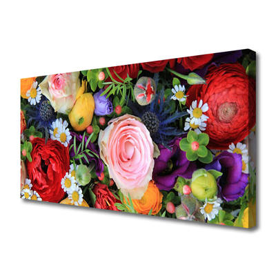 Canvas Kunstdruck Blumen Pflanzen